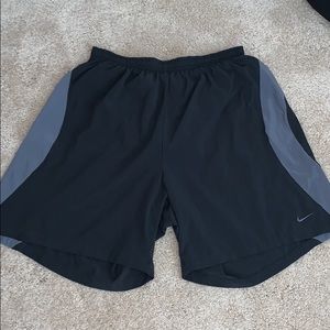 Men's Nike dri-fit black workout shorts
